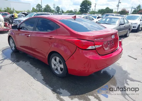 2013 Hyundai Elantra Gls из США, поврежденный, VIN KMHDH4AE7DU801045